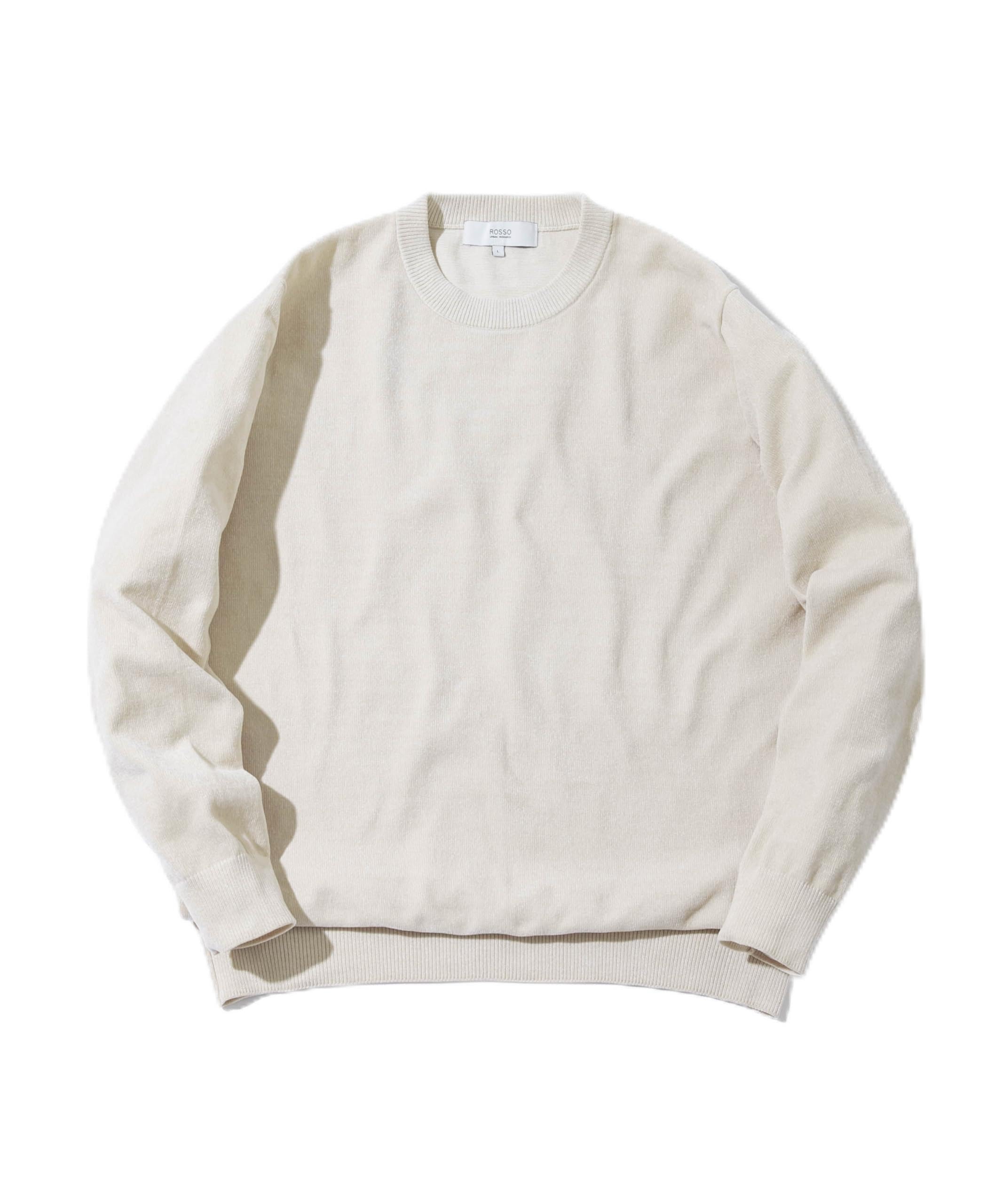 [アーバンリサーチ ロッソ] ニット 『XLサイズあり』モールクルーネックニット メンズ RAA7-12M006