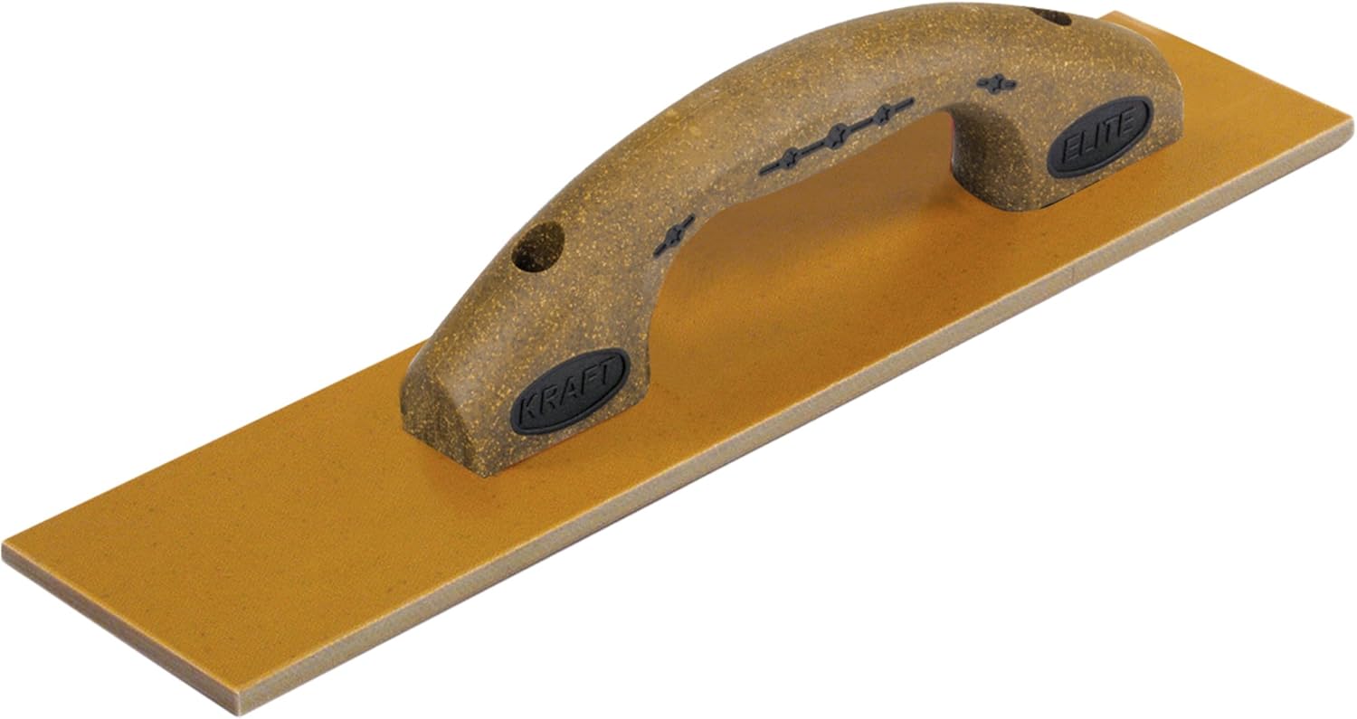 Kraft Tool CFE529K 12x5 Elite Series Five Star SE Laminated Canvas-Resin Hand Float w/Cork Handle