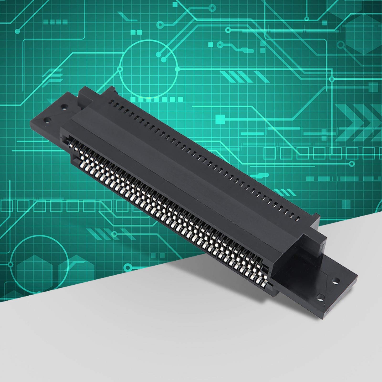 VBESTLIFE Fente à 72 Broches pour NES, Console de Jeu Adaptateur de Convertisseur de Prise à Fente à 72 Broches Noir Connecteur à 72 Broches pour NES