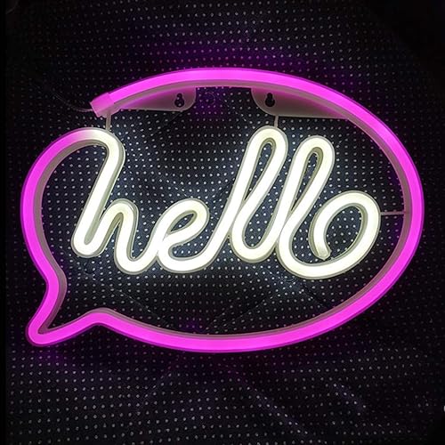 Miniatura 1 de QFFL Paneles de luz led inteligentes neón signos Holle Monogram suspensión portátil bateríaUSB operado decorativo para dormitorio habitación niños