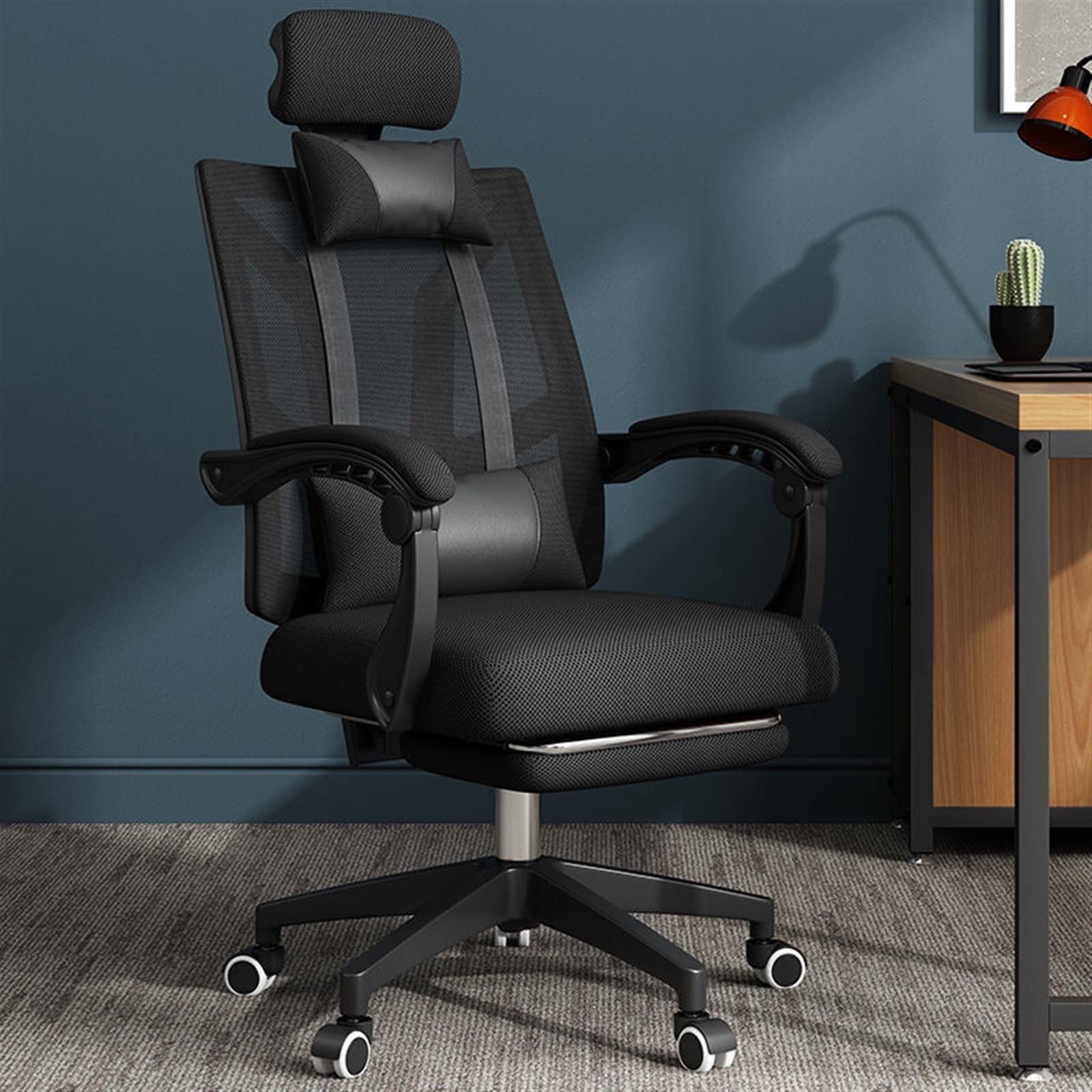 Reposabrazos para Silla (Color : PU, Size : A Pair)