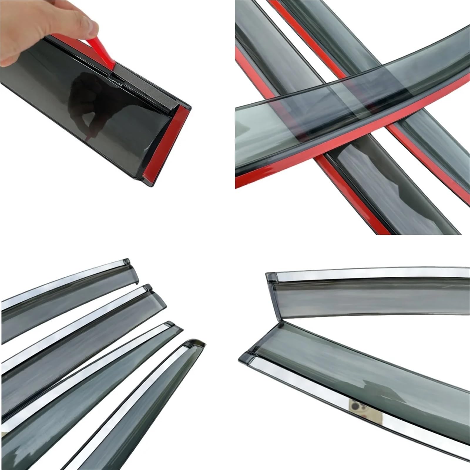 Car Wind Deflector Akcesoria samochodowe Osłony okienne Osłona przeciwdeszczowa Osłona przeciwwiatrowa Osłona przeciwwietrzna Pasuje do VW Jetta 2013-2017