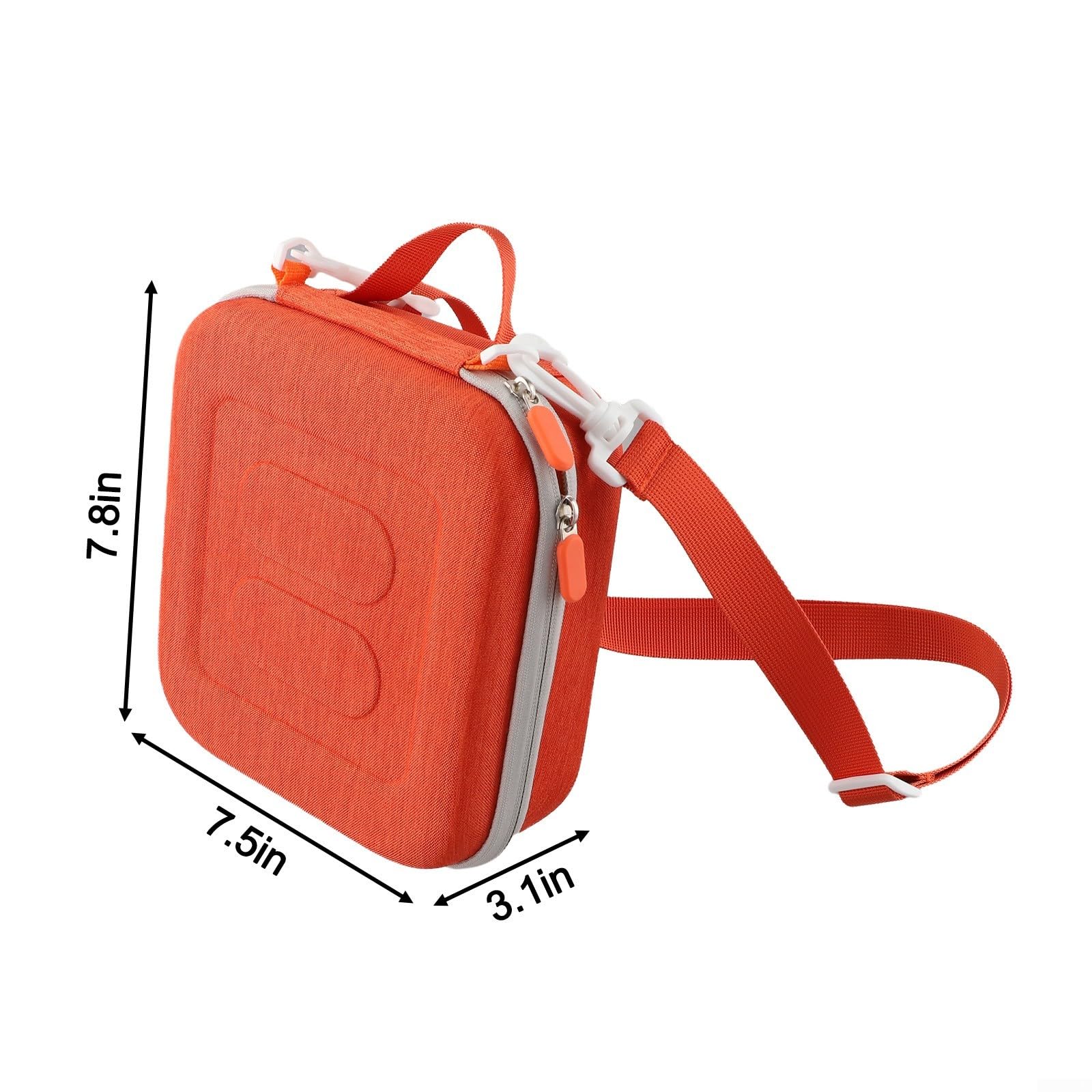 Étui de voyage pratique pour Yoto Mini édition 2024 avec sangle réglable pour vos essentiels (orange)