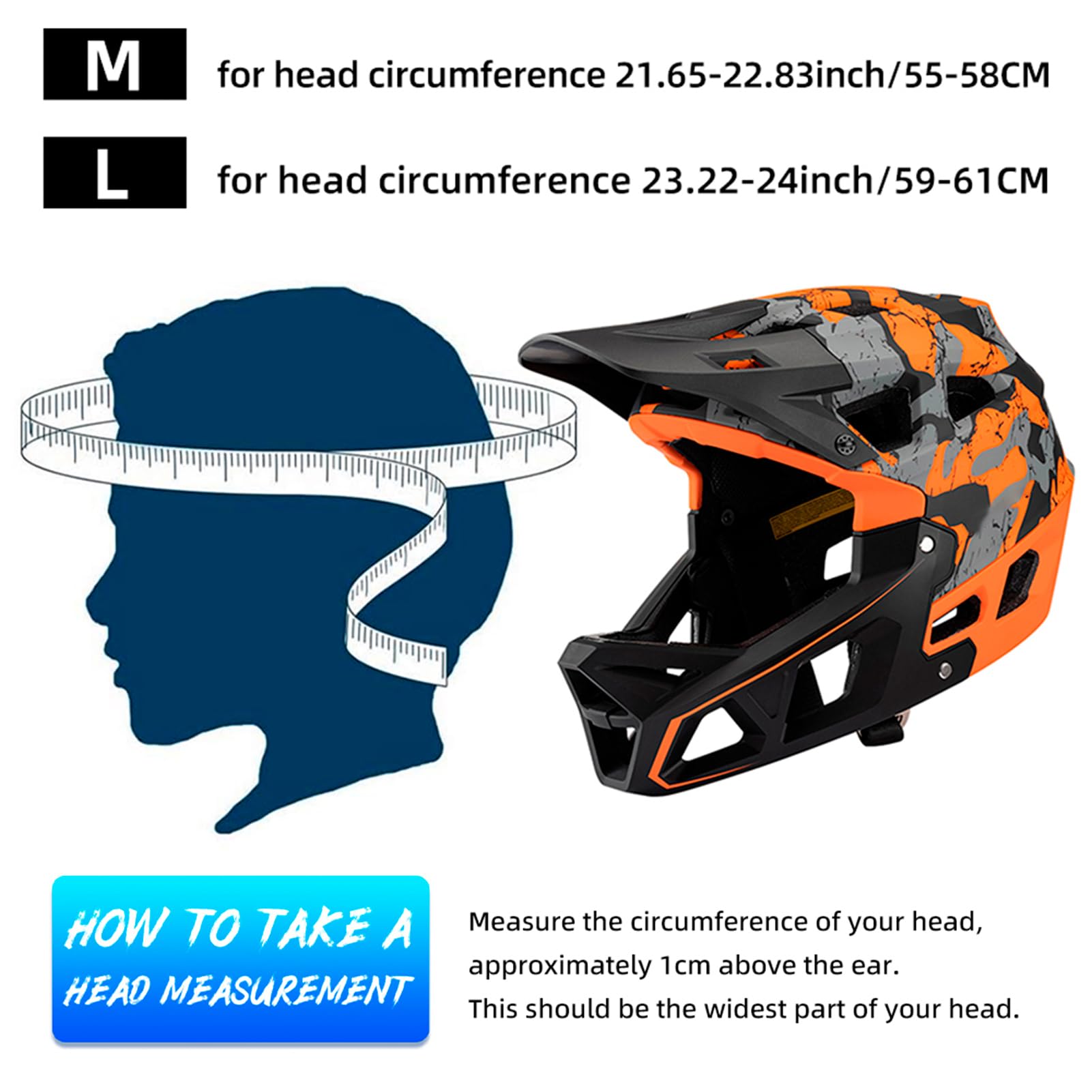 Casco integrale per mountain bike, per adulti, da corsa, downhill, MTB, per uomo/donna, con visiera, oltre 31 prese d'aria, circonferenza della testa di 59-61 cm