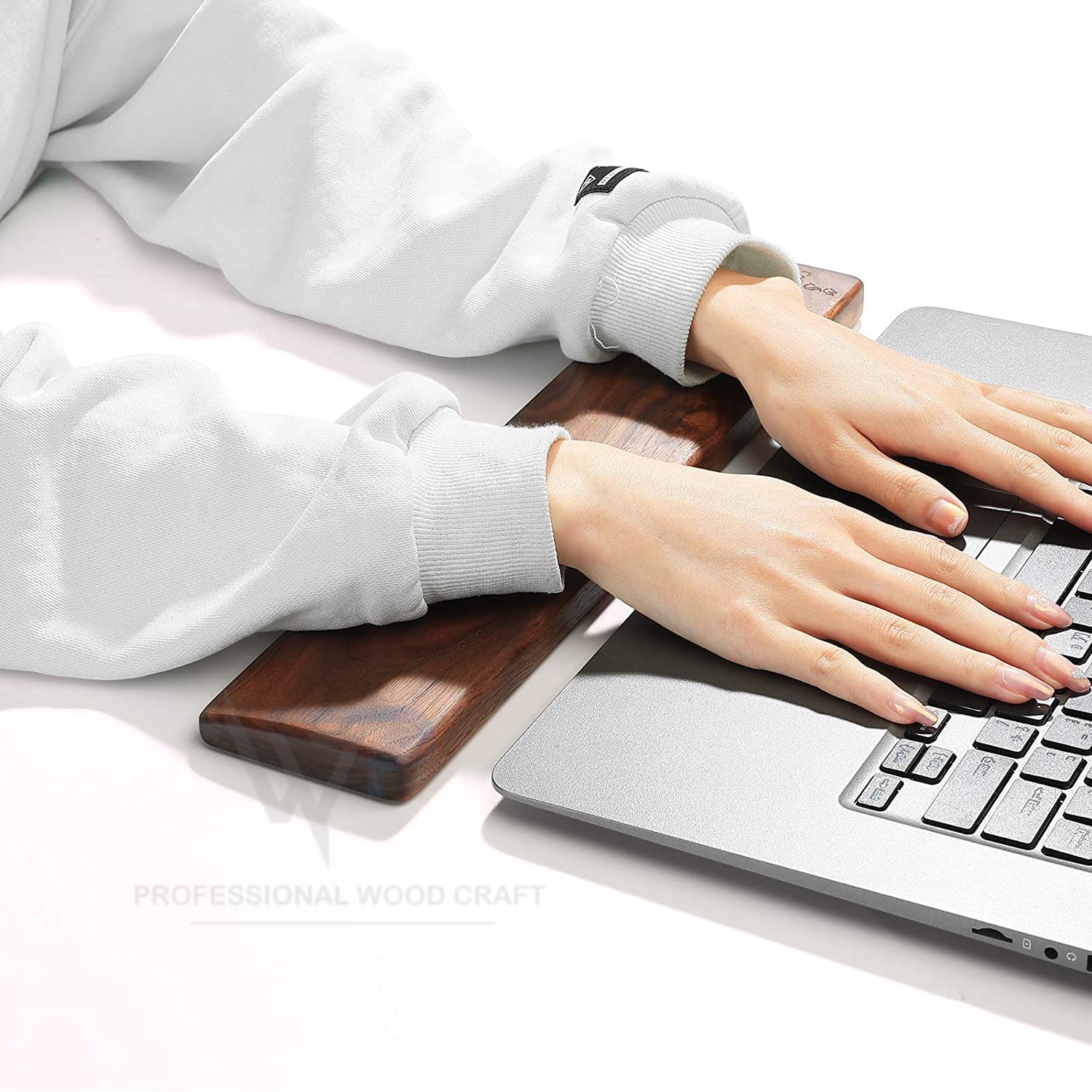 Professional Wood Craft ᵀᴹ Keyboard Wooden Wrist Rest, Sheesham Wood Keyboard Cushion Hand Wrist Rest Pad Palm Rest Wrist Support Pad Support for Computer,Laptop Comfortable- for Typing Lover (17.2) (B0CFHXYJNF) Amazon Price History, Amazon Price Tracker
