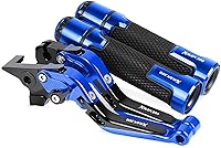 Vista 13 de Motocicleta para Y&AMAHA XMAX300 Todos los años Frenos de motocicleta Barra de acoplamiento Freno de mano Palancas de embrague Manillar Agarres