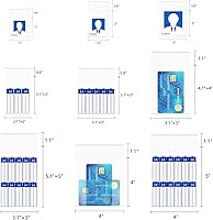 Vista 4 de Pequeñas bolsas de celofán transparente de 2 x 3, 500 bolsas autosellantes de 1 mil OPP bolsas de plástico para joyas, aretes, caramelos, panadería