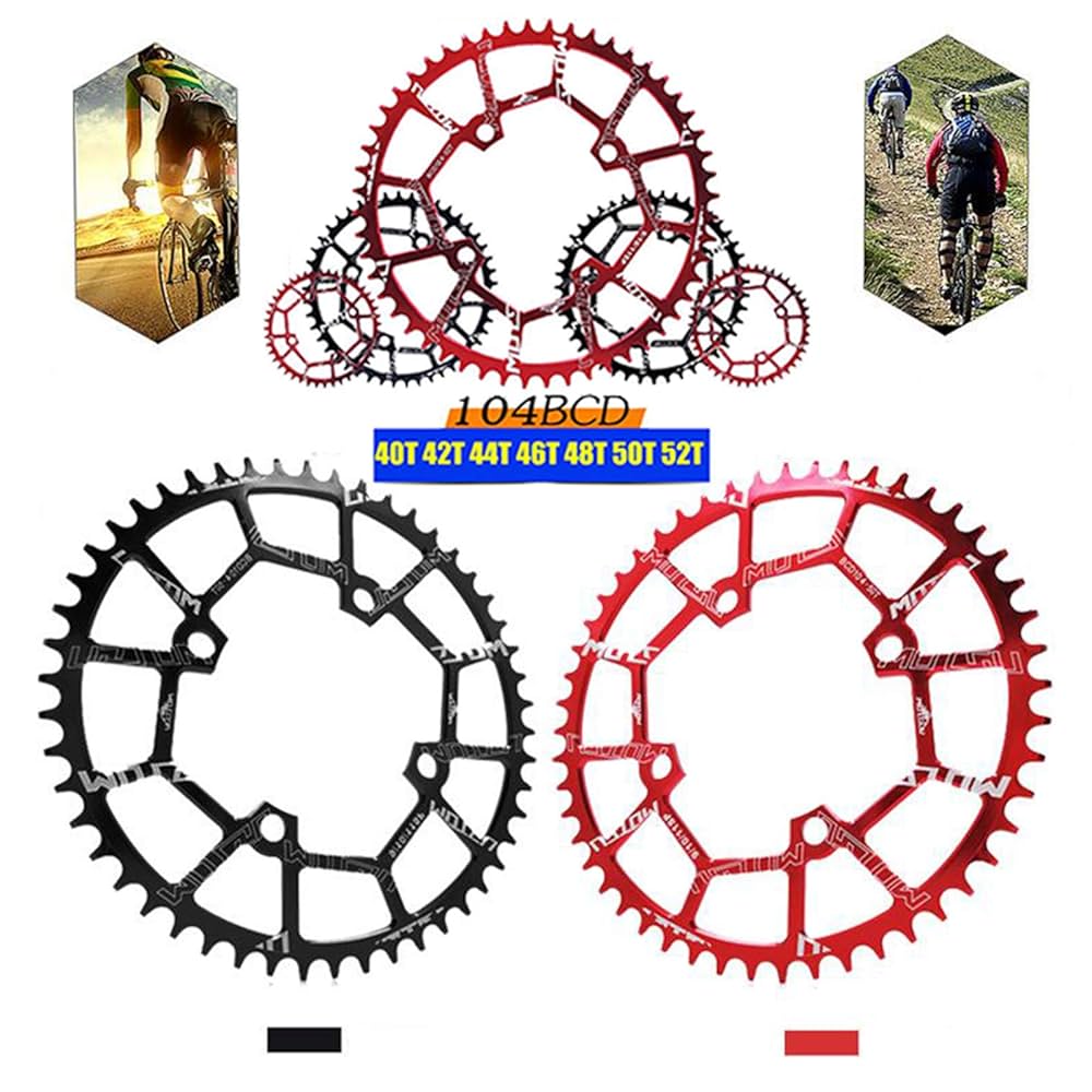 CRUPI 104PCDチェーンリング Mtb自転車用チェーンリングbcd 104/64 mtbバイクギア24/26/32/38