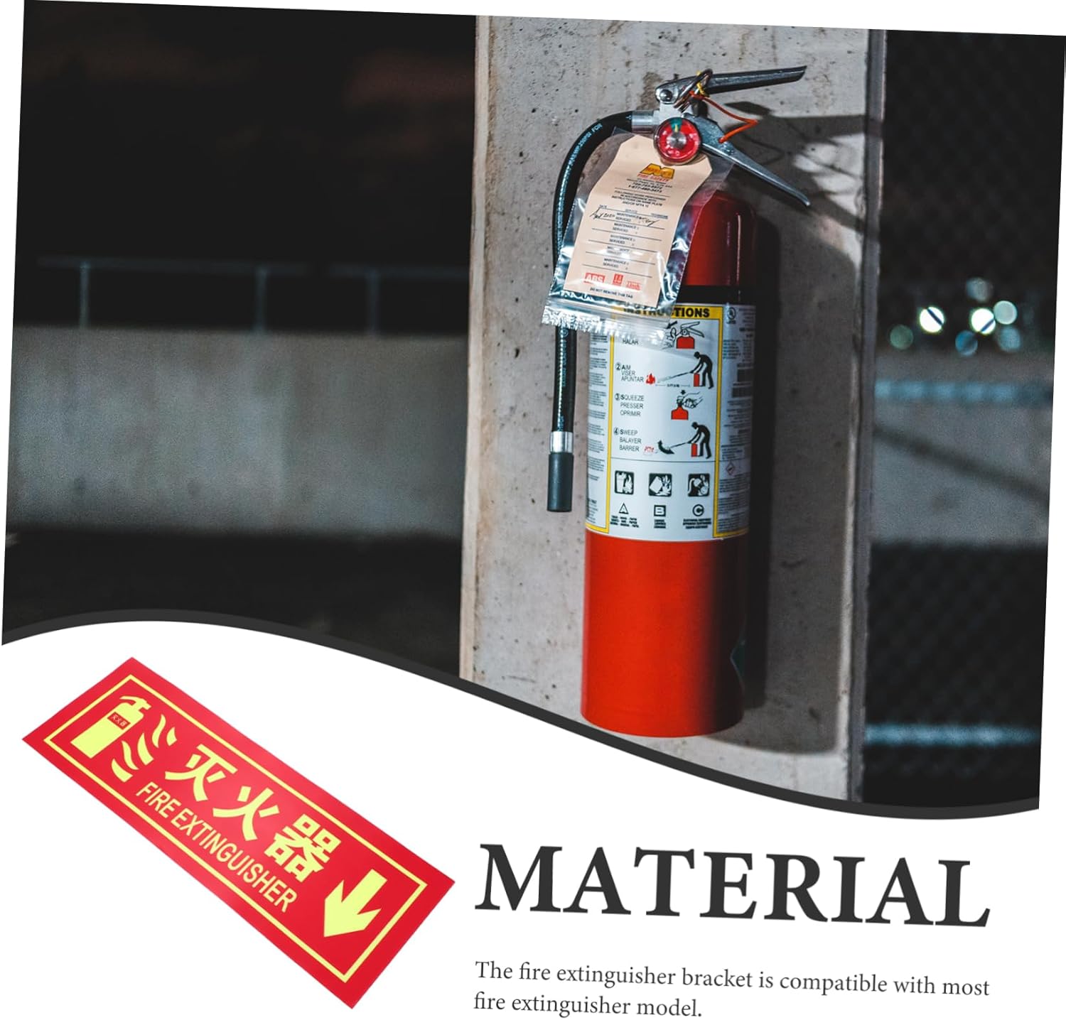 Fire Extinguisher Marine Mounting Holder Wall Fire Extinguisher Bracket Wall Mount Auto Mounting Bracket