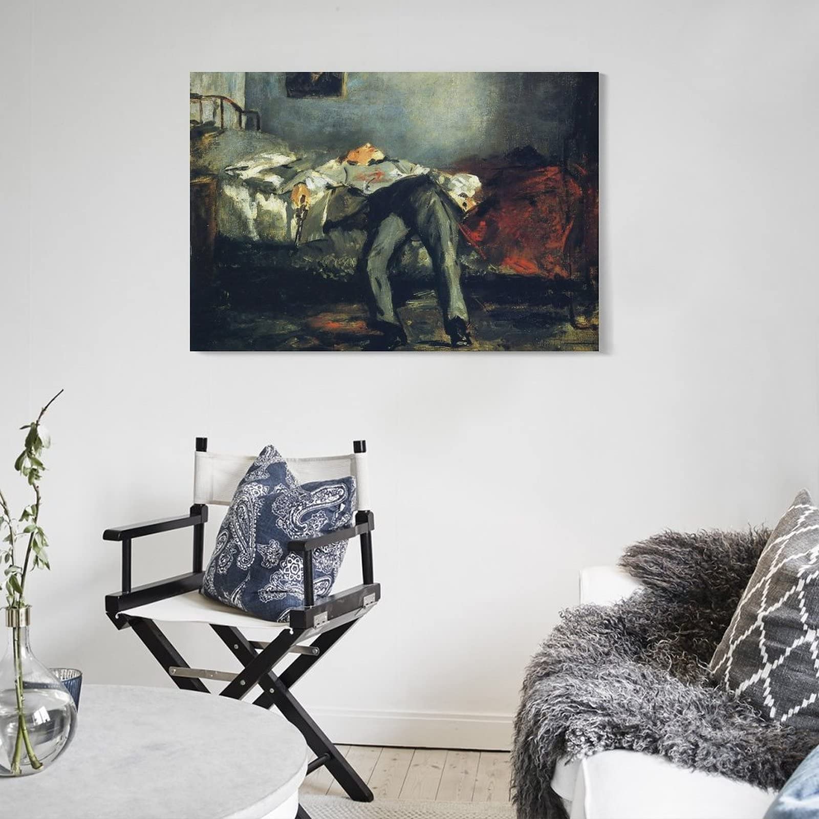 Amazon.co.jp: Edouard Manetエドゥアール・マネ絵画作品『自殺