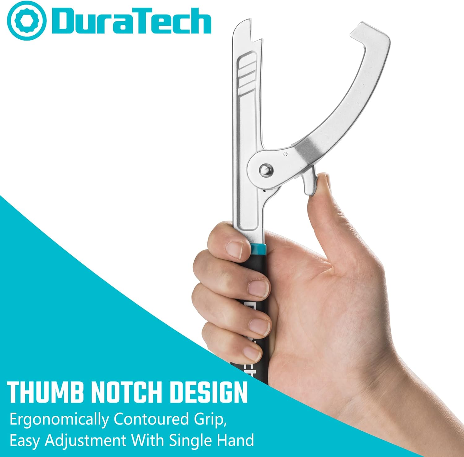 DURATECH Sink Strainer Lock Nut Wrench & Long Reach Basket Strainer Wrench