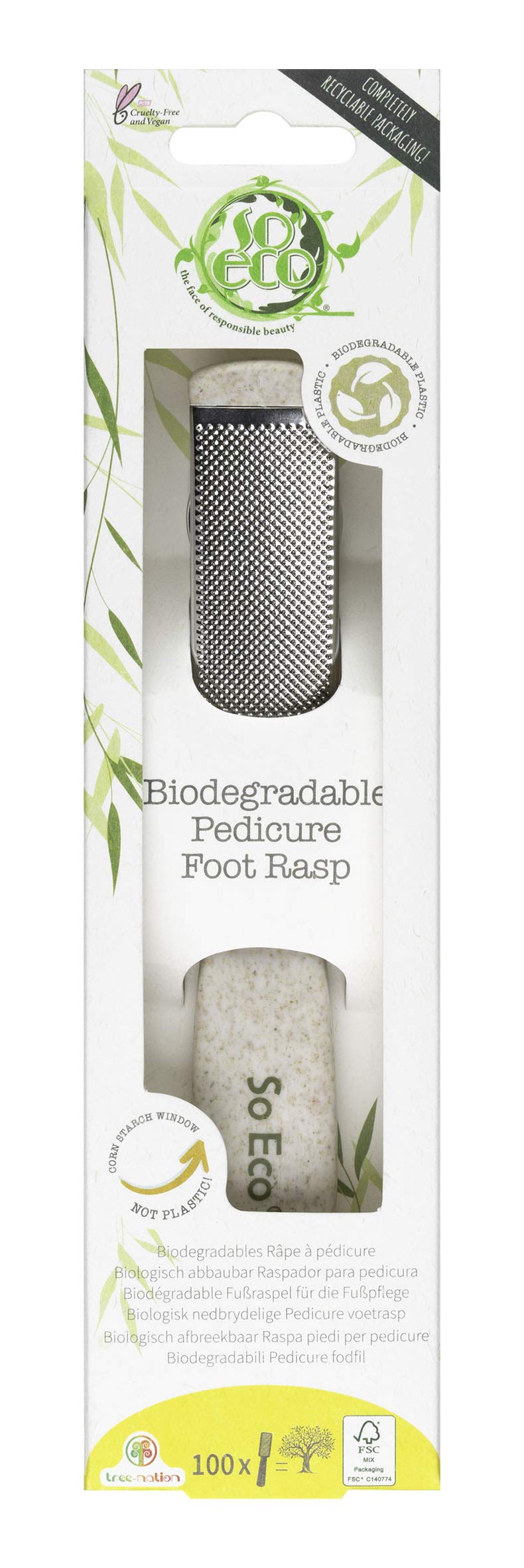 So Eco Unisex Pedicure Foot Rasp