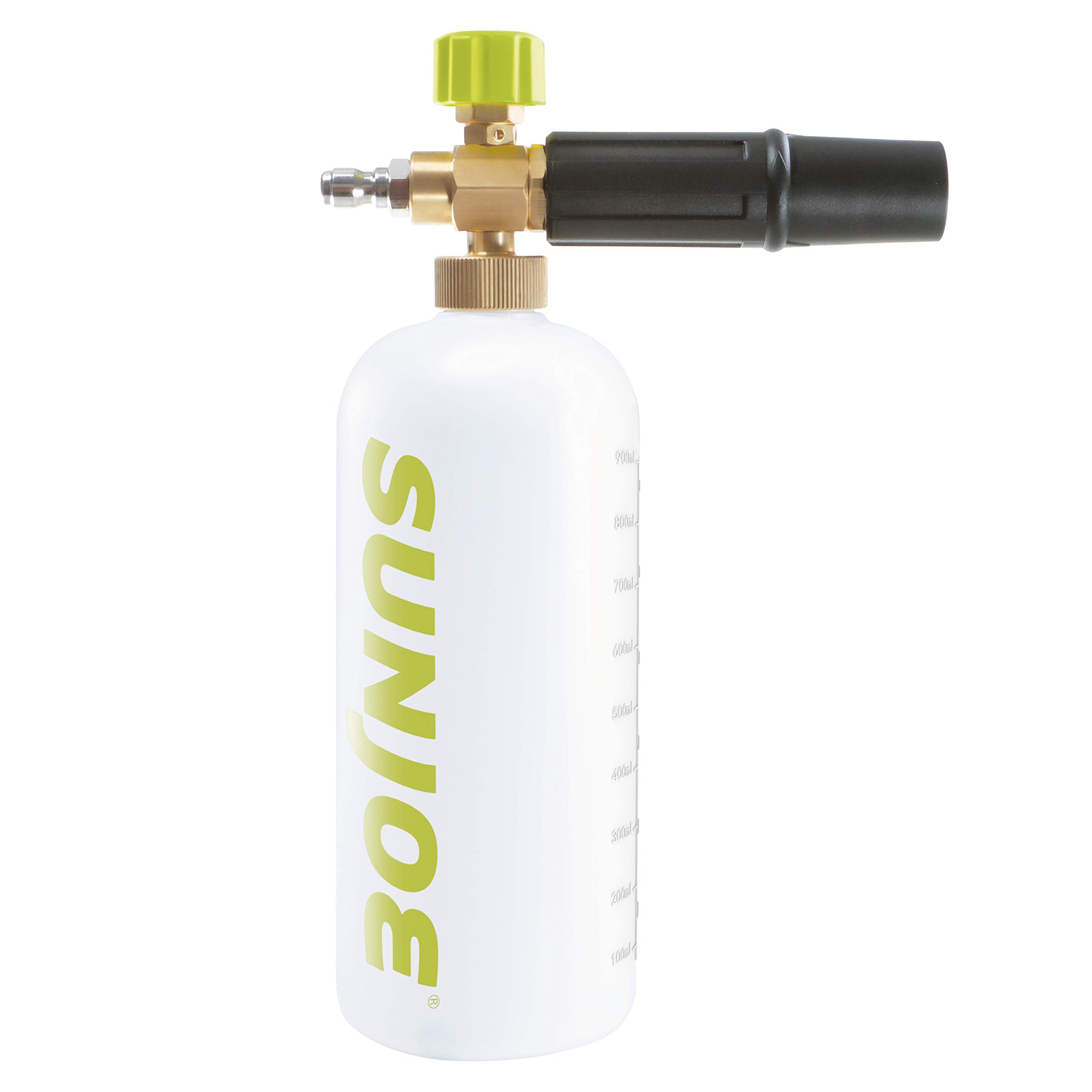 Sun Joe SPX-FC34-PRO - Cannone in schiuma per idropulitrici elettriche serie SPX, 36 ml, connettore rapido da 1/4", ugello a spruzzo regolabile, colore: Bianco