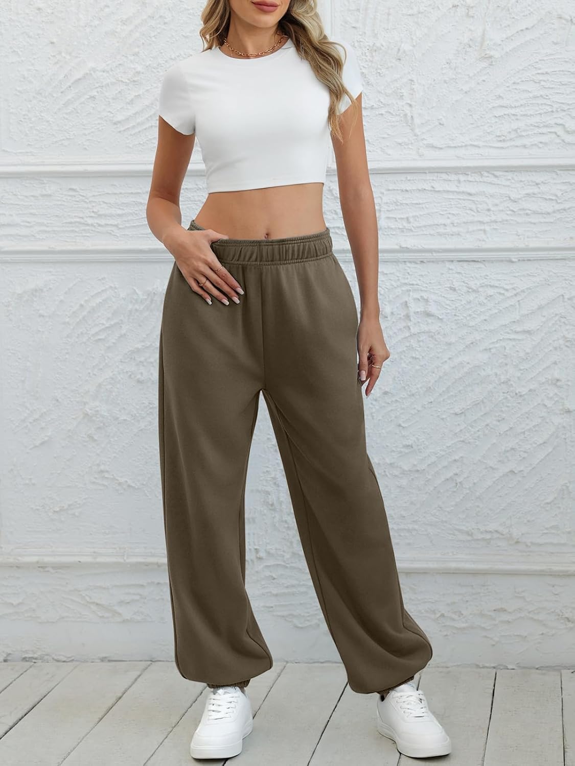 ATHMILE Sweatpants Women Baggy Lounge Pants Workout Gym Active High Waisted Comfy Joggers for Women Fall Clothes 2026 - Image 2