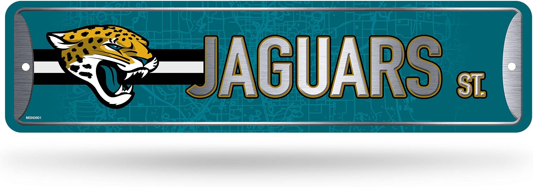 NFL Rico Industries Metal Street Sign Metal Street Sign 4" x 15" Home Décor - Bedroom - Office - Man Cave