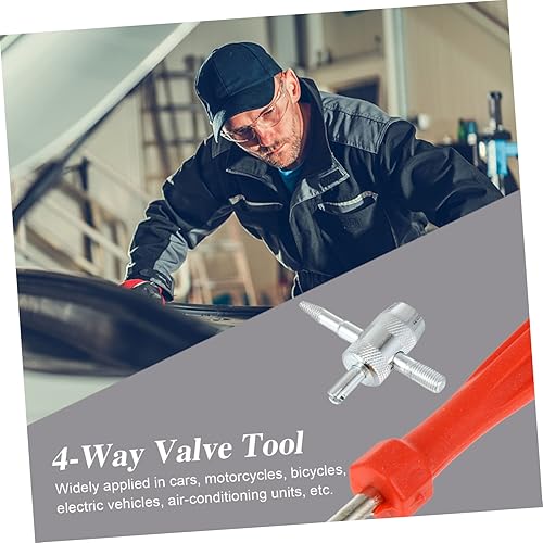 Miniatura 2 de VICASKY 1 juego de herramientas de extracción de válvulas, reparación de neumáticos de coche, herramienta de reparación de núcleo de válvula,
