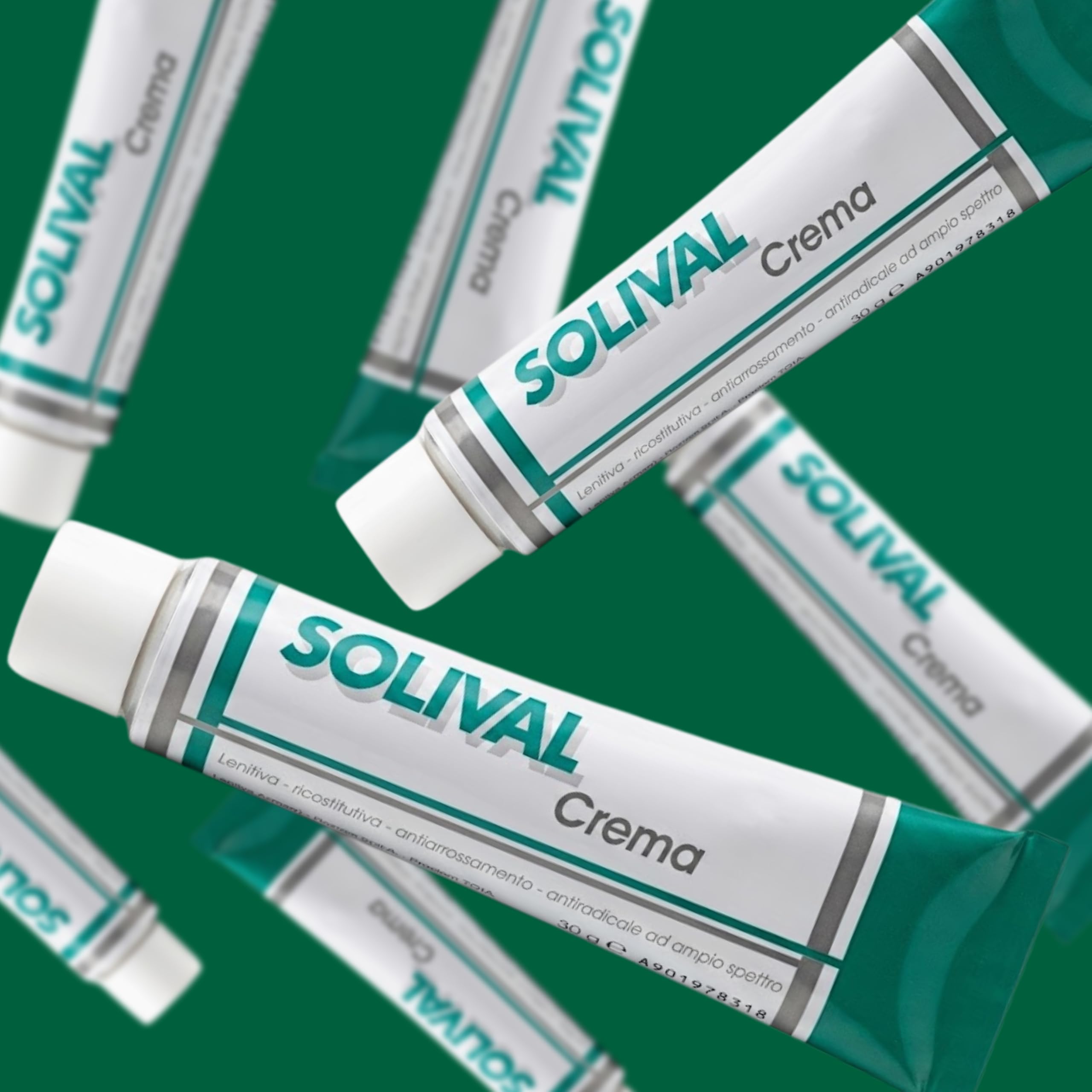 SOLLIVAL Crema Ristrutturante e Lenitiva Post-Radioterapia 50g con Beta-Glucano e Silimarina per Eritemi e Irritazioni Croniche