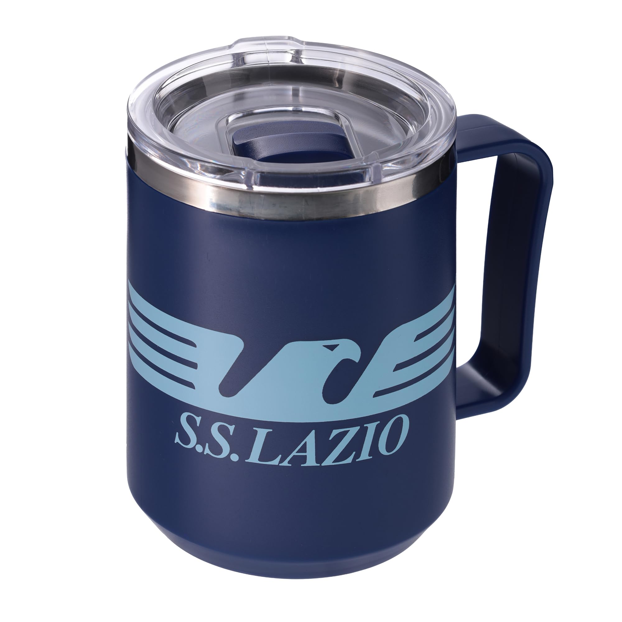 Only4fan S.r.l. SS Lazio Thermal Steel Mug Official Product, Blue