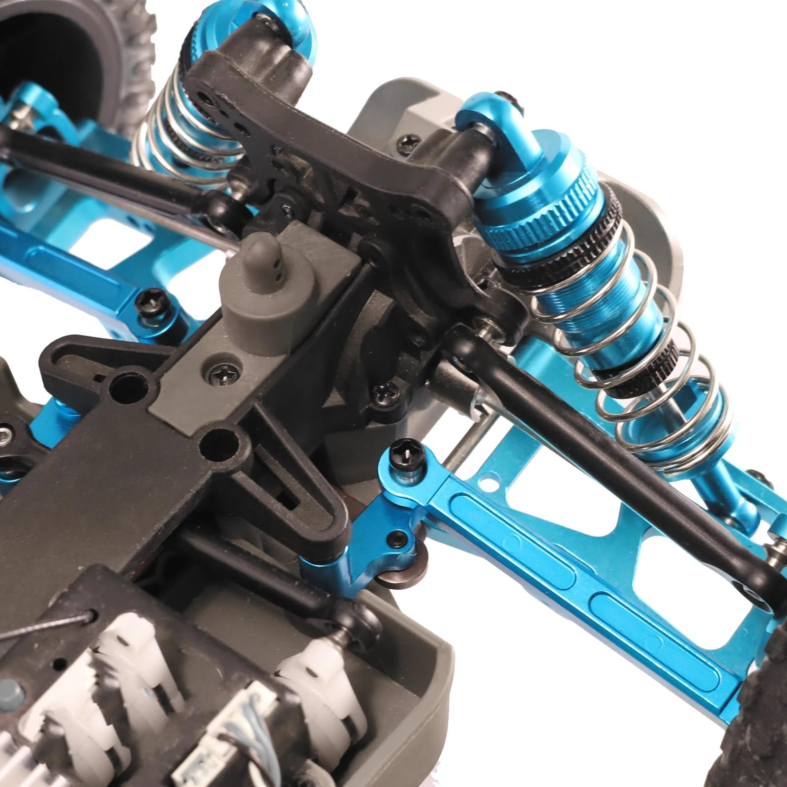 Per Wltoys 124008-2706 124010 Gruppo Sterzo In Metallo Componente Controllo Remoto Auto Aggiornamento Parti Modifica Ricambio Giocattoli RC