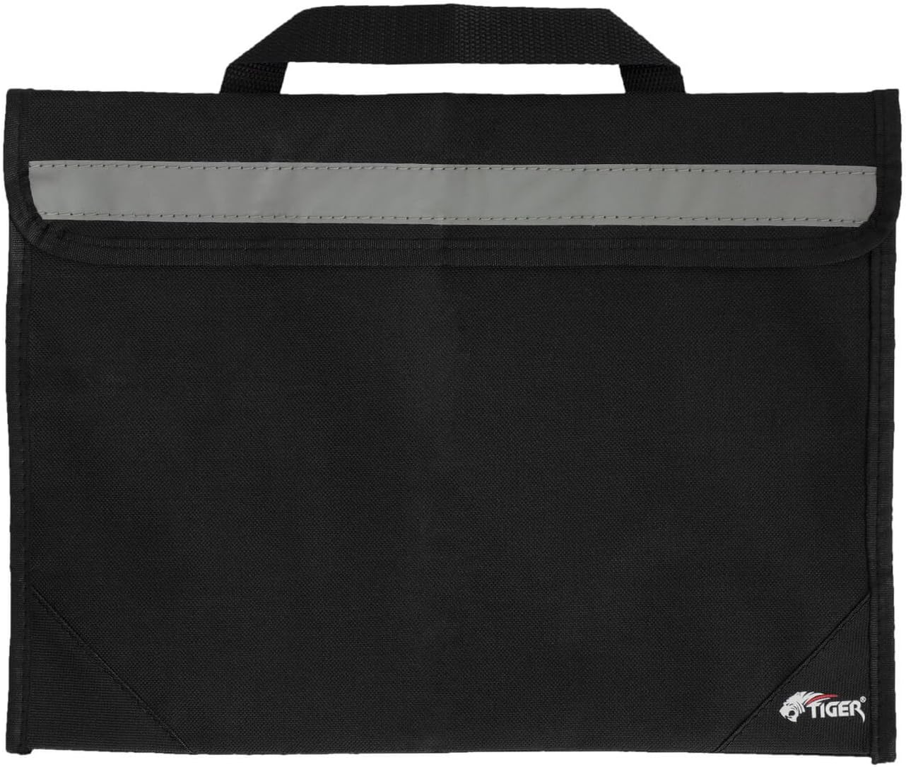 TIGER MSA63-BK Sheet Music Bag School Book Bag with Reflective Strip Black