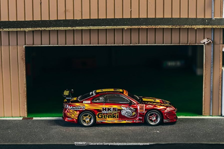 Amazon | TARMACWORKS 1/64 HKS Hiper Silvia RS-2 Chrome Red