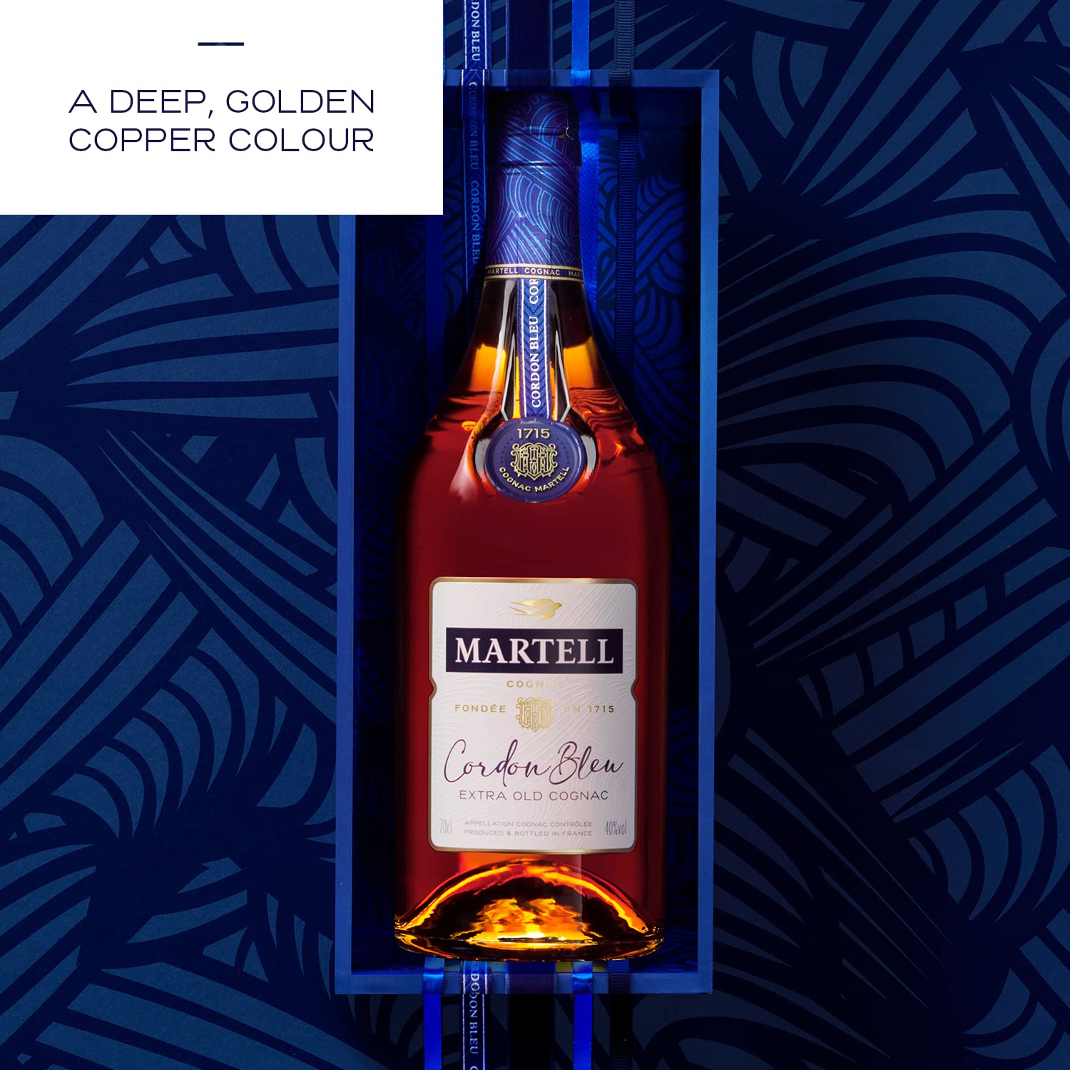 Martell Cordon Bleu Cognac with Giftbox, 70cl (Package may vary