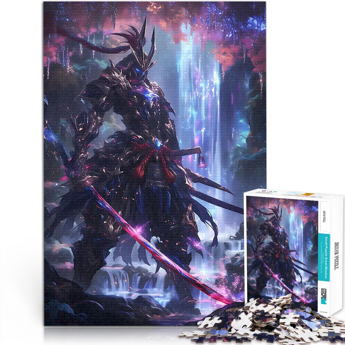 2000 Piece Jigsaw Puzzles for Adults Crystal Samurai Pädagogisches Familienspiel Tolles Geschenk für Spiele70x100cm — image 1