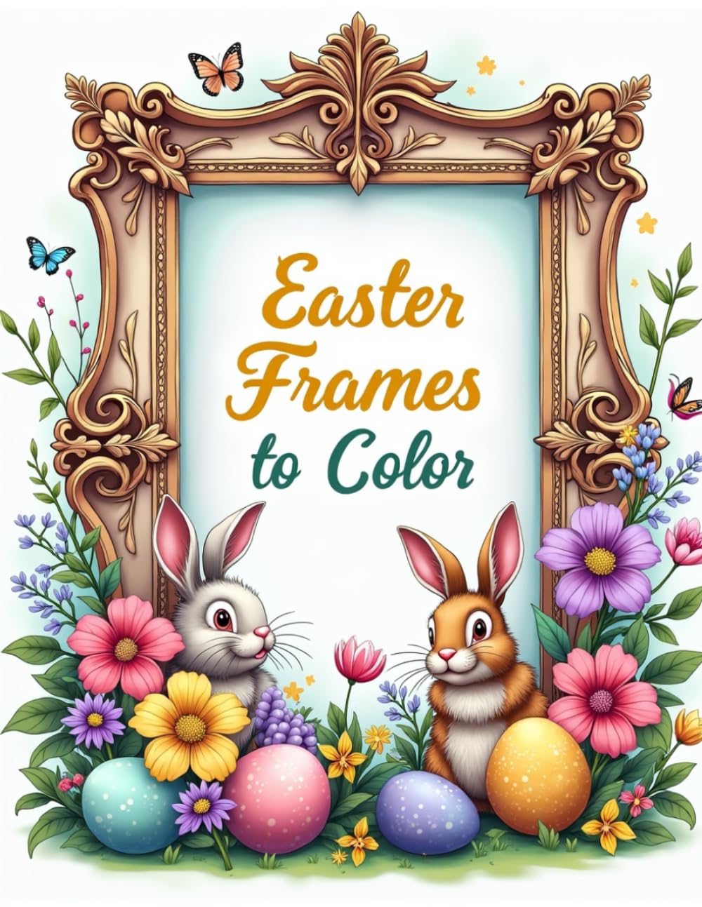 Easter Frames to Color (Moments of Mindful Coloring)