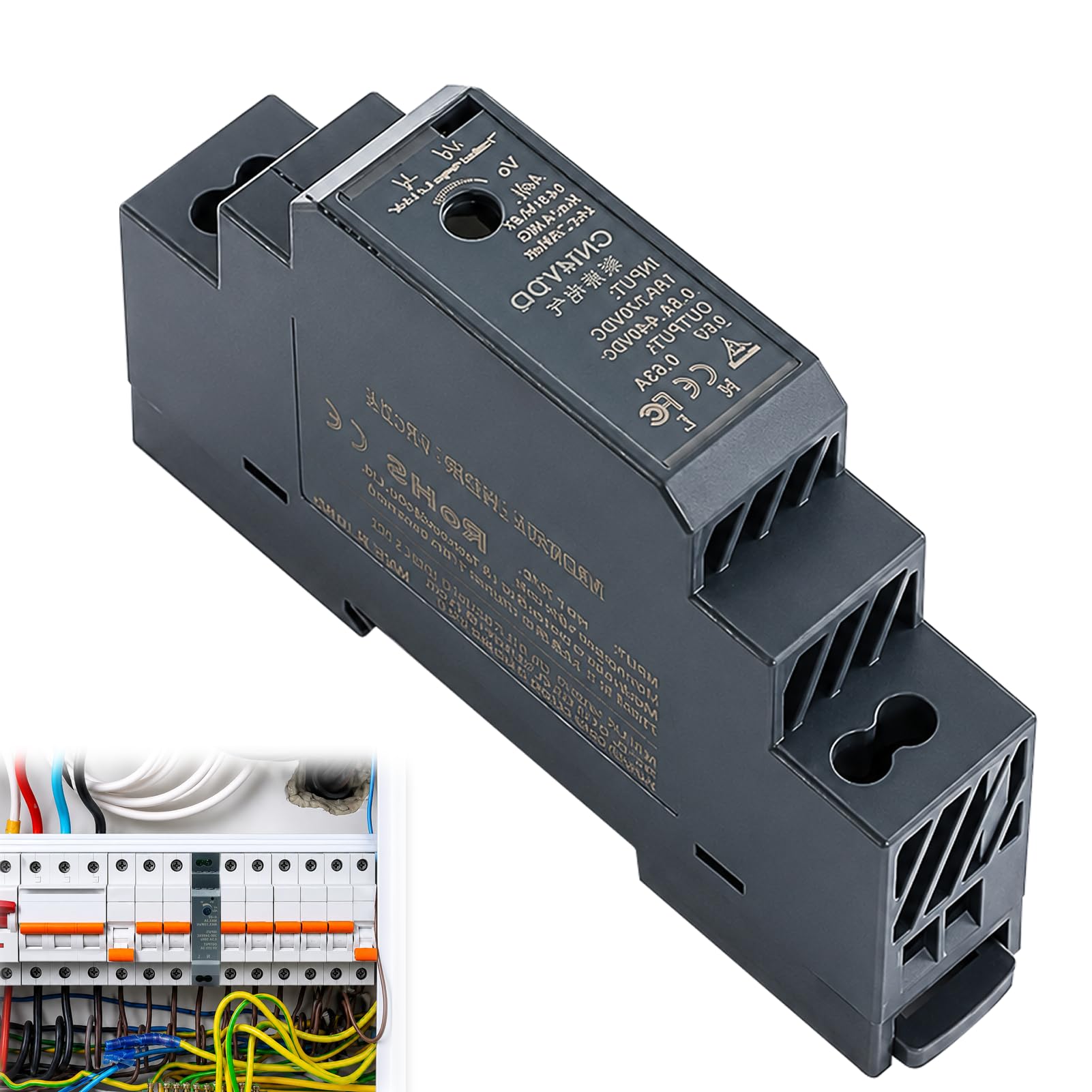 Ring Doorbell Transformer, 24V Power Supply for Doorbell Systems