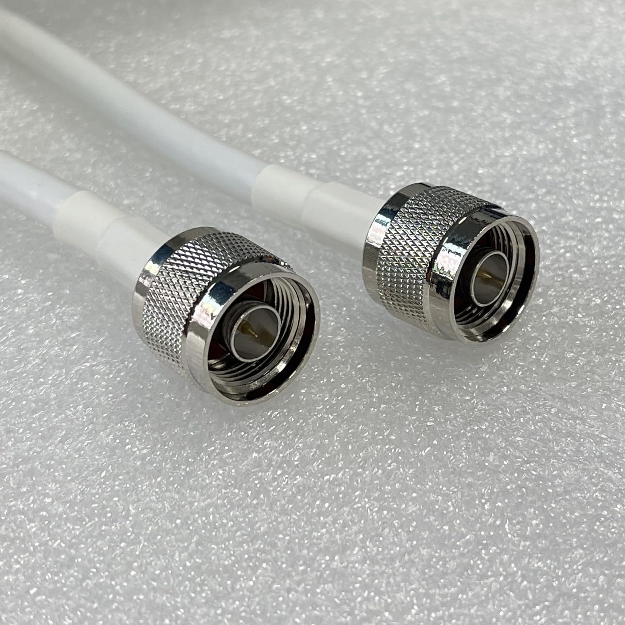100FT 5D-FB Coaxial Cable 50 Ohm Ultra Low Loss Coax Cable with N-Male to N-Male Connectors for Cell Signal Booster, Outdoor and Indoor Antennas, Taps, and Splitters