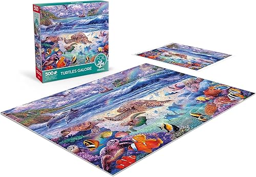 Miniatura 4 de Ceaco - Rompecabezas de aluminio - Tortugas en abundancia - Rompecabezas de 500 piezas