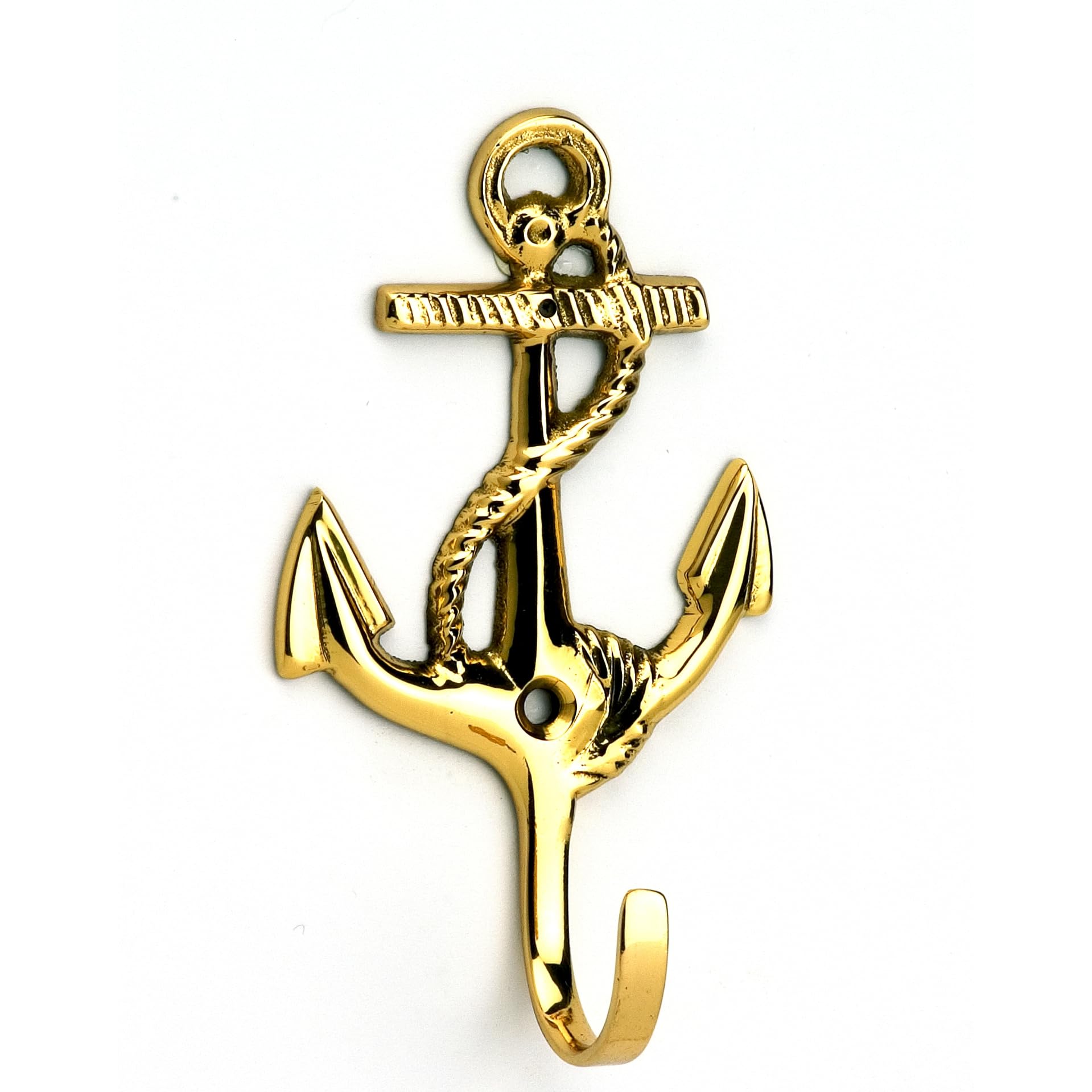 Nauticalia Brass Anchor-style Hook (1)