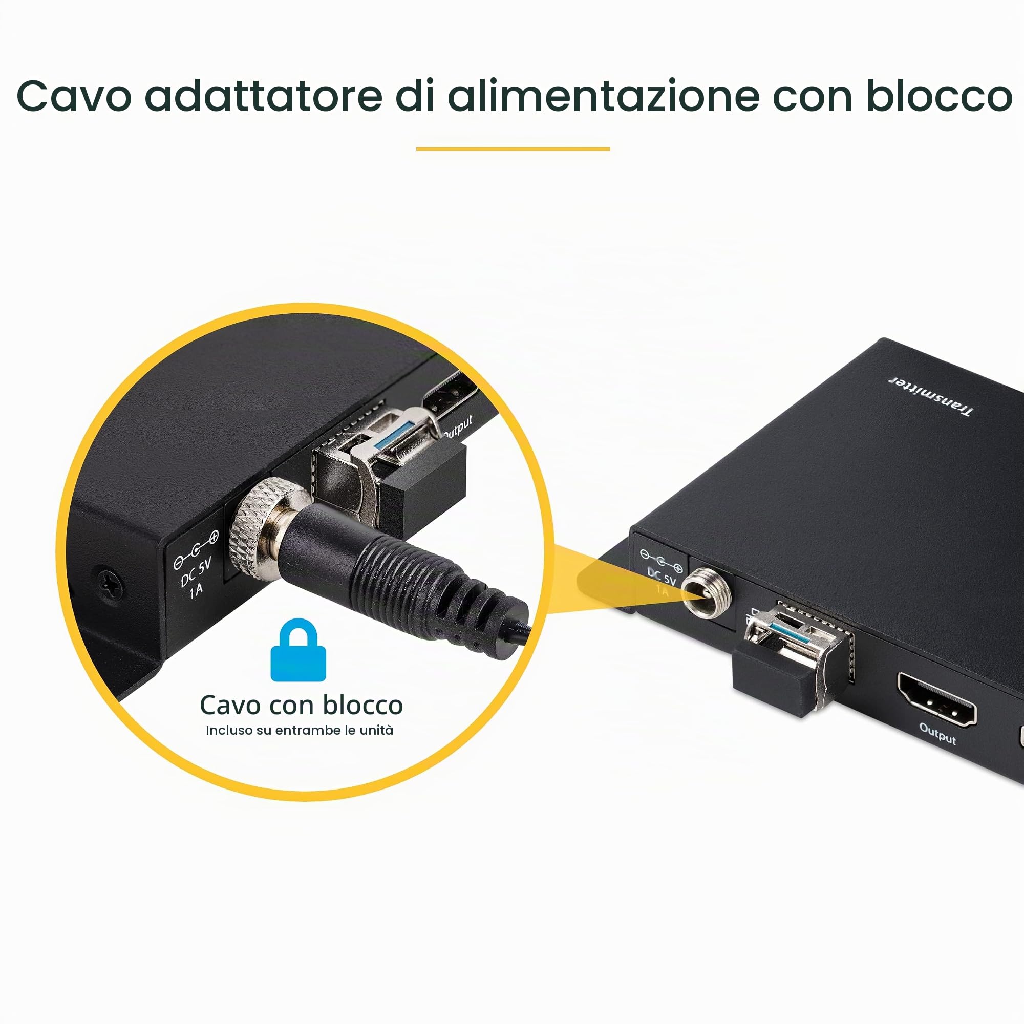 StarTech Extender HDMI su Fibra Ottica LC, 4K 60Hz, 1km Single Mode, HDR