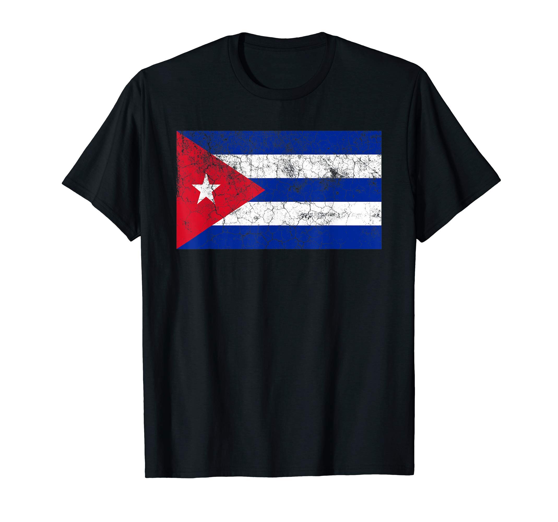 Cuban Flag T Shirt Cuba Vintage Pride Men WomenKids Gift T-ShirtOEKO-TEX STANDARD 100
