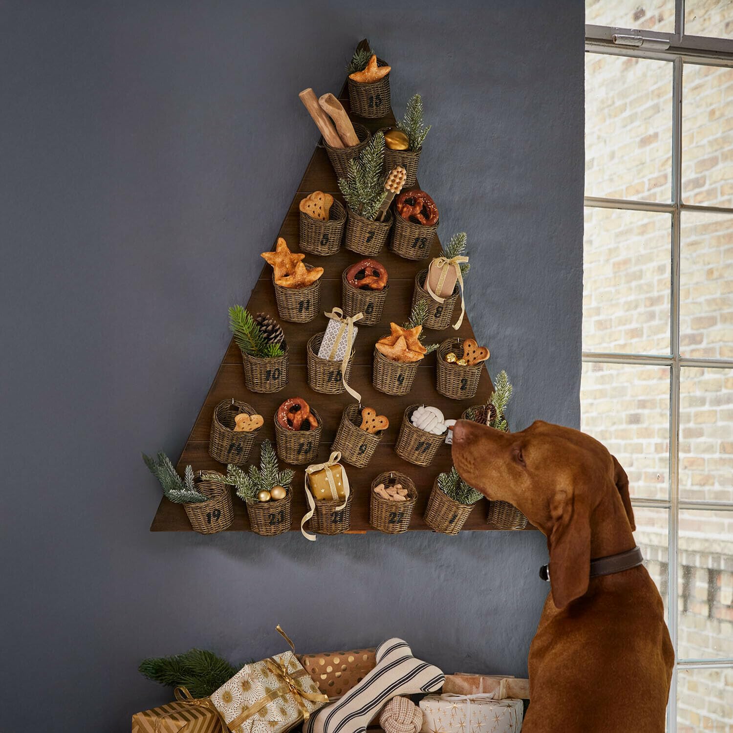 Loberon Adventskalender Veldaen, braun