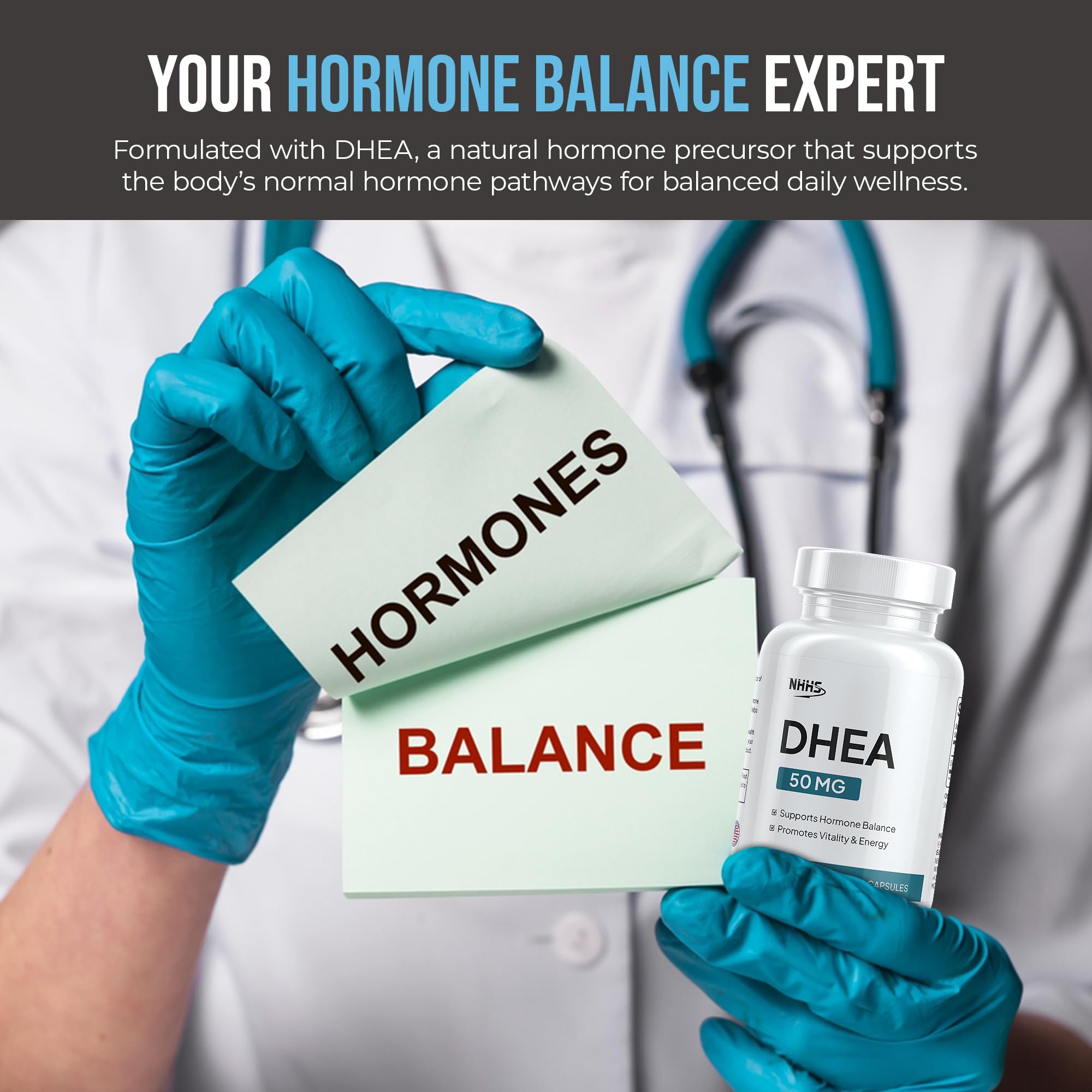 DHEA 50 mg Hormone Balance & Vitality Support for Men & Women — Amazon image 2