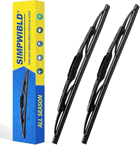 Miniatura 7 de SIMPWIBLD Limpiaparabrisas trasero de alta calidad para todas las estaciones, duraderos, estables y silenciosos, con calidad de equipo original, 13