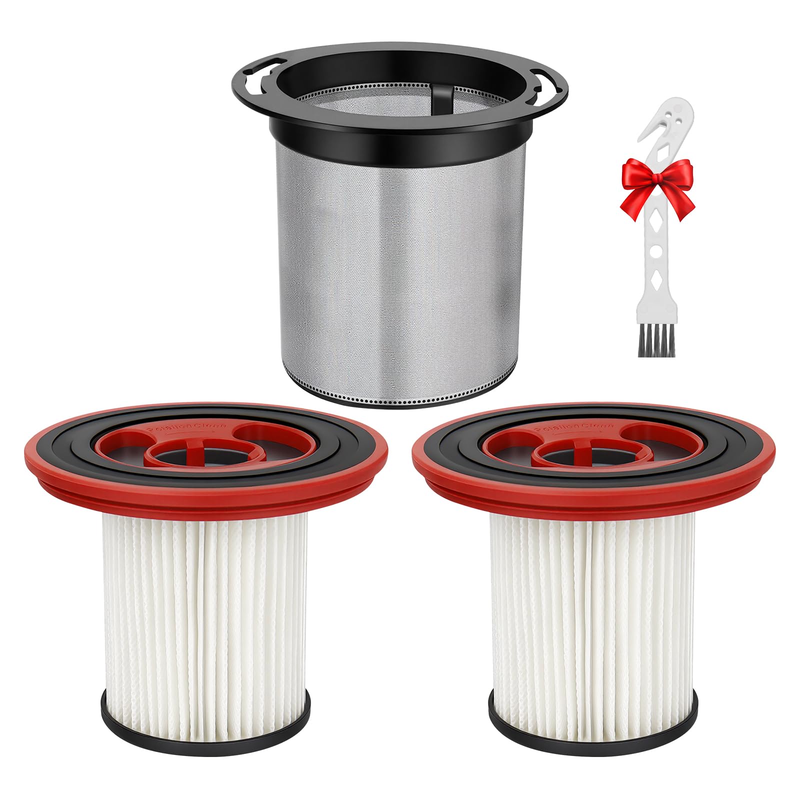 12040193 Replacement Filter for Bosch Unlimited Series 7 Cordless Vacuum Cleaner BKS711XXL BBS711W BBS712A BCS711GB BKS711MALL, Washable Stainless Steel HEPA Filter