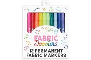 Kid's Imagination Unleashed: 12-Pack of Ooly Fabric Markers