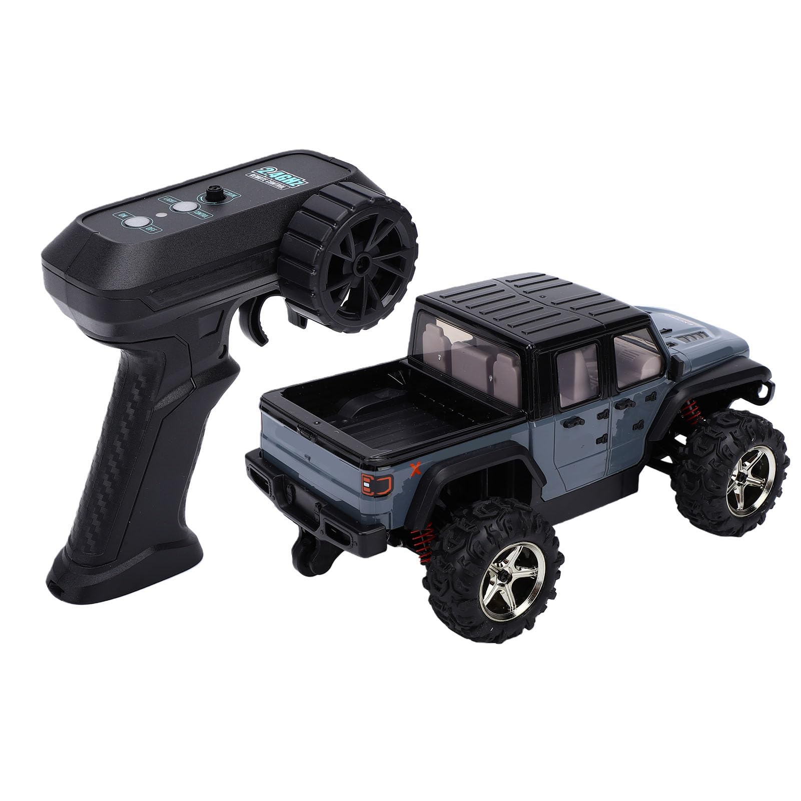 Camioncino Fuoristrada RC 1:20, Auto Telecomandata 4WD con capacità di Arrampicata Elettrica, per Ragazzi (GRAY)