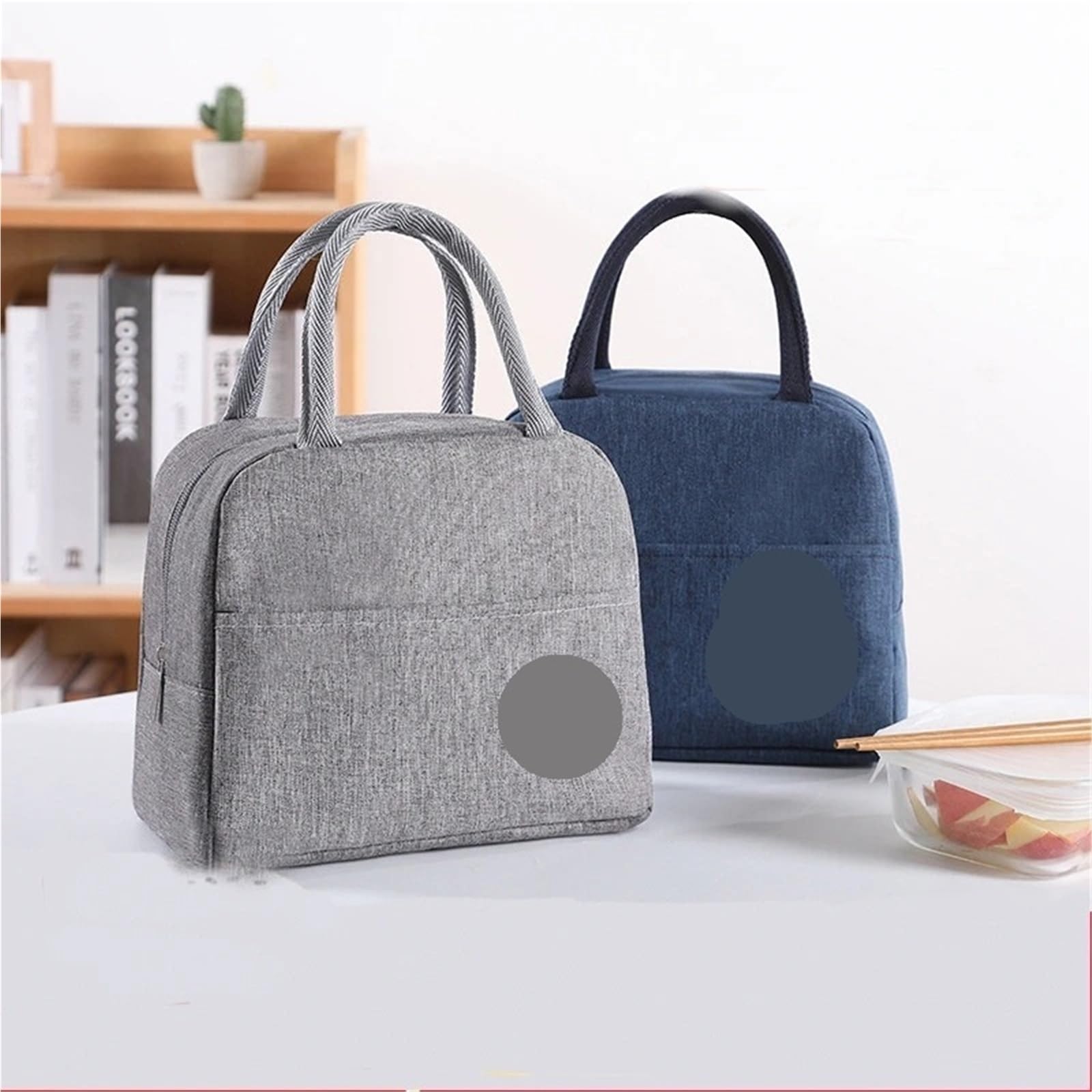 2 pezzi 6L bambini piccola borsa da pranzo termica portatile scatola for alimenti con custodia isolata in ghiaccio impermeabile for dispositivi di raffreddamento for studenti Per Il Lavoro