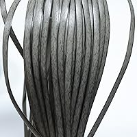 Vista 17 de Queenbox Ratán sintético plano de 0.3 pulgadas x 196.9 pies, material de reparación de silla de mimbre de plástico sólido para muebles de mesa