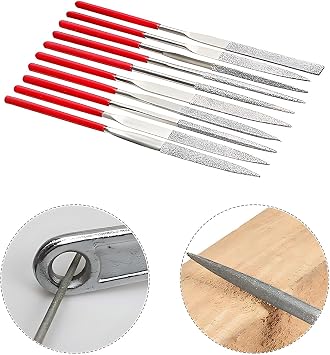 Transformacion 10'lu Profesyonel Elmas Eğe Seti | Hassas Metal Ahşap Cam İşleme Törpüsü 722921
