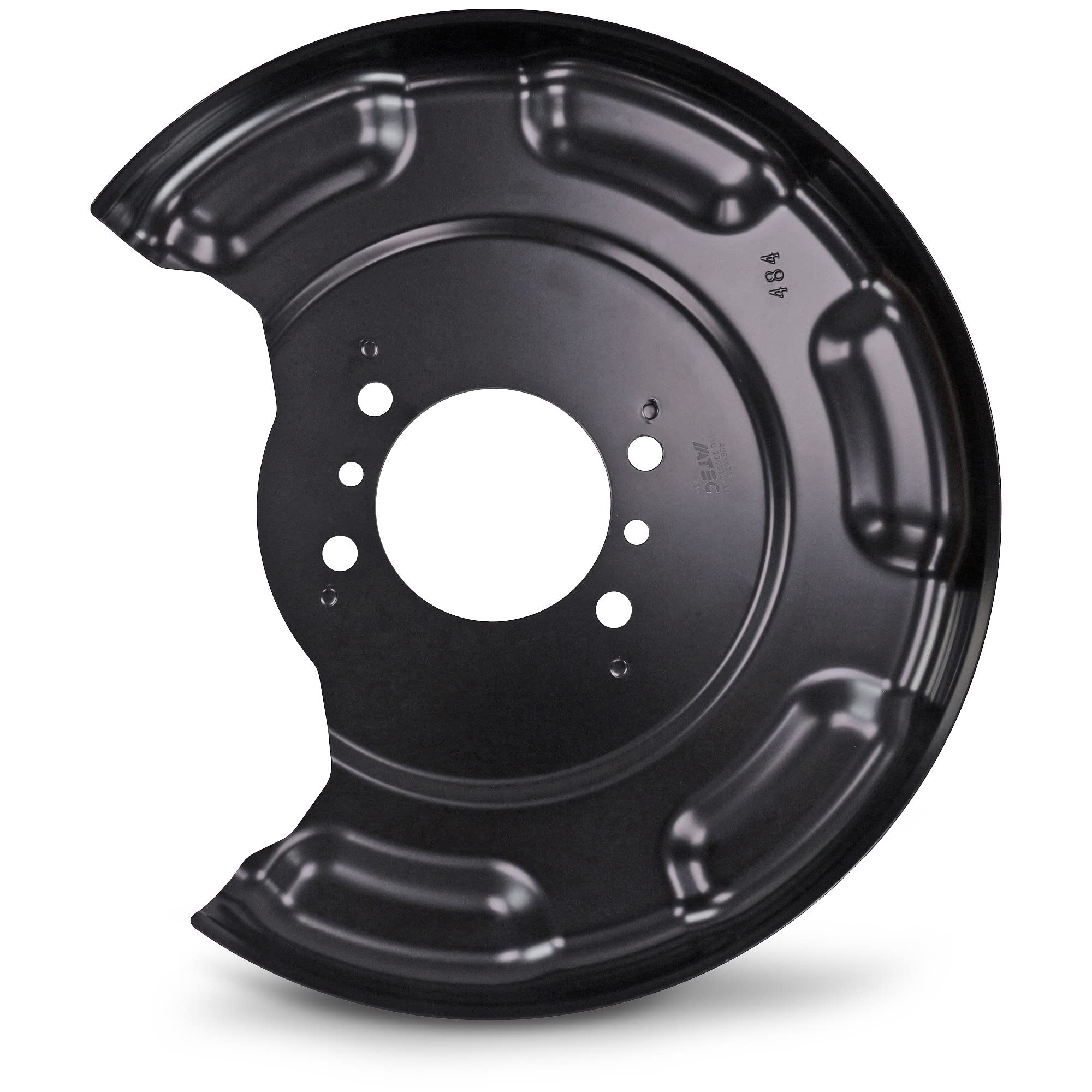 BESTPRICE 2x Ankerblech hinten links & rechts Spritzbelch Deckblech für Bremsscheibe Kompatibel mit HYUNDAI i20 ACTIVE (IB, GB), i20 II (GB, IB), i20 II Coupe (GB), i20 II Hatchback Van (GB, IB)