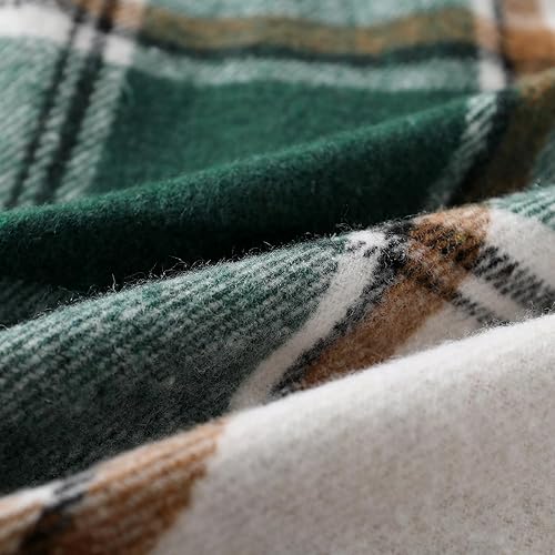 Miniatura 7 de Conjunto de ropa con capucha para niños pequeños conjunto de camisa de franela a cuadros para otoño invierno y primavera