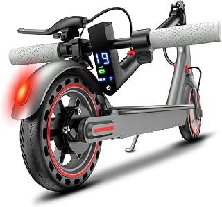 Electric Scooter Adult, 19/25 MPH Max Speed, 15-28 Miles Long Range, Foldable E Scooter with 8.5"/10" Tires, 350W/500W/600W Motor, Commuting Scooters with Dual Brakes