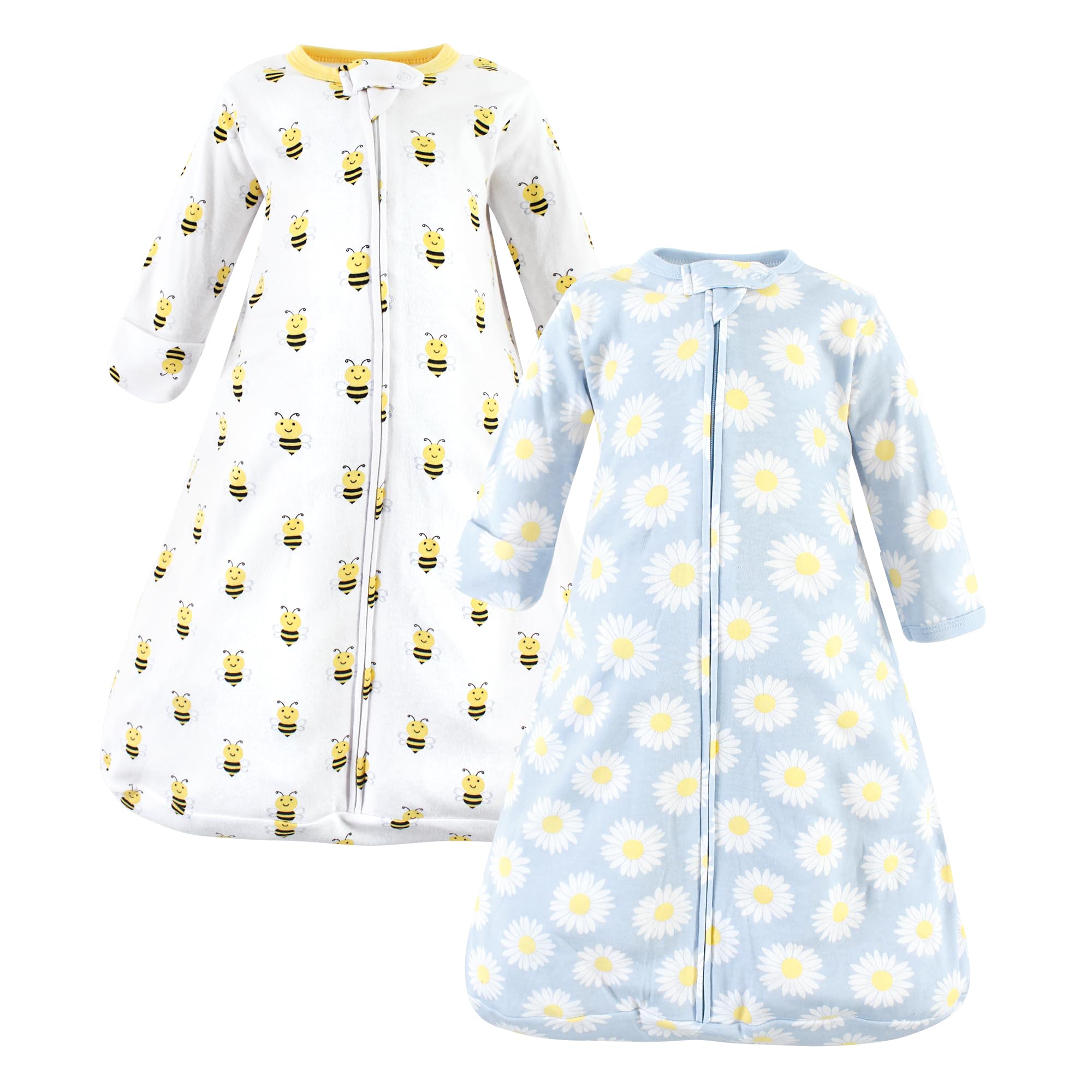 Hudson Baby Unisex Baby Cotton Long-Sleeve Wearable Sleeping Bag, Sack, Blanket