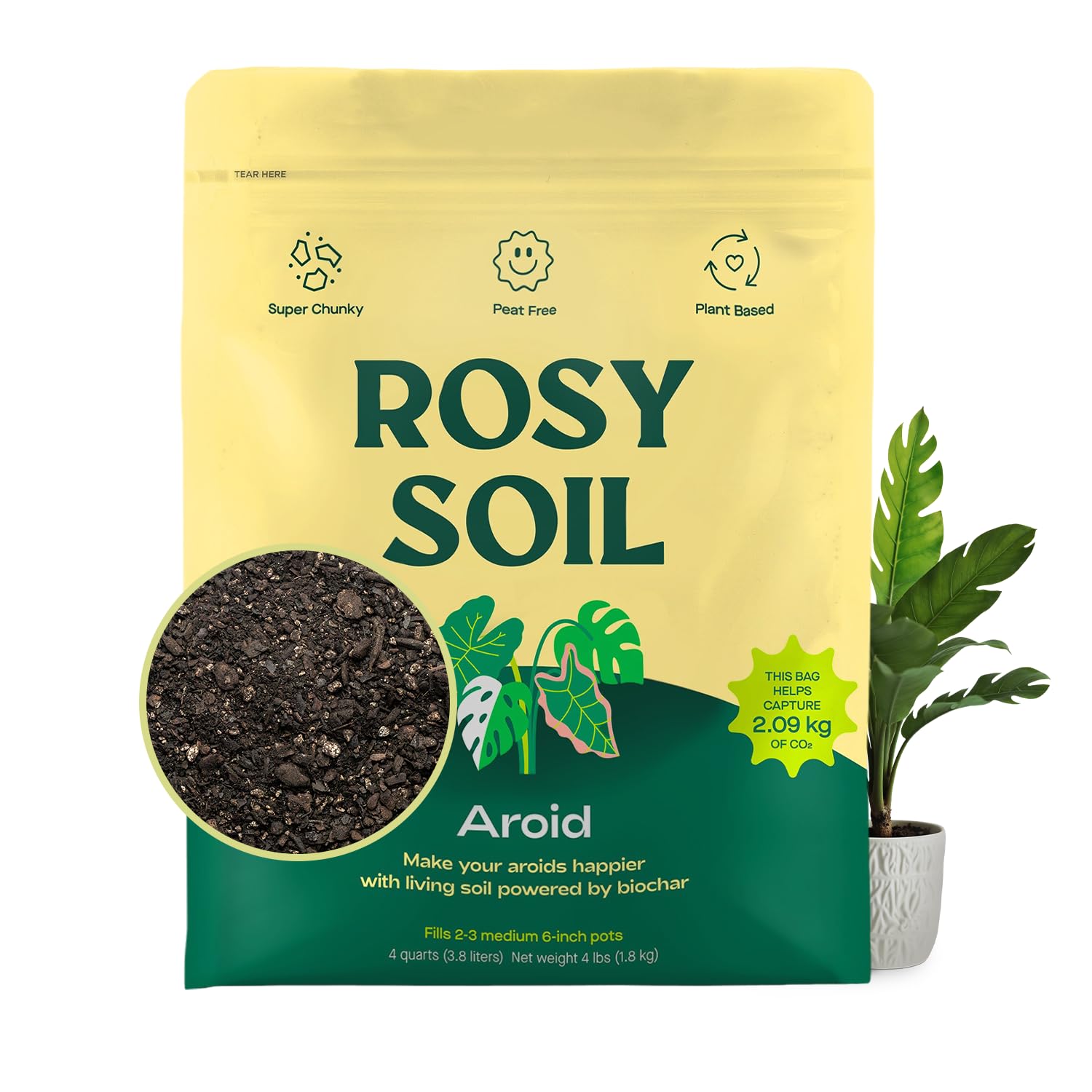 Rosy Soil Aroid Soil Potting Mix