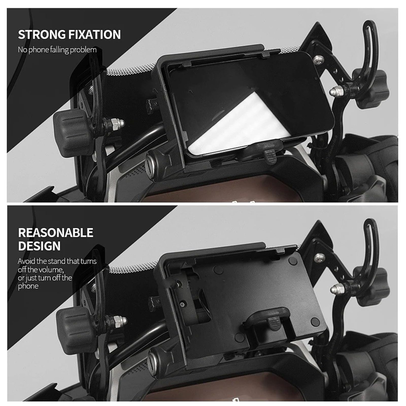 uchwyt na telefon komórkowy do BMW R1200GS LC Adventure R1250GS S1000XR R1200RS bezprzewodowa ładowarka USB uchwyt na telefon komórkowy wspornik nawigacyjny (ładowanie USB)