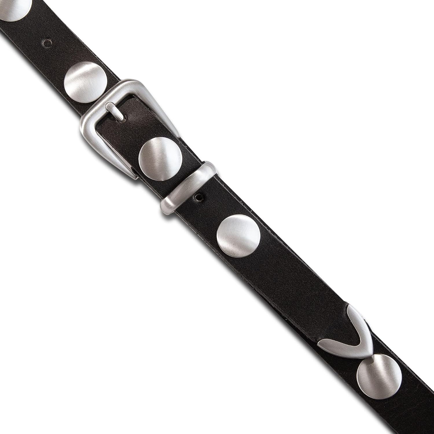 Lucky Brand Women's Studded Leather Belt | Stylish | Classic | Modern | Jeans | Pants | Skirt | Dress